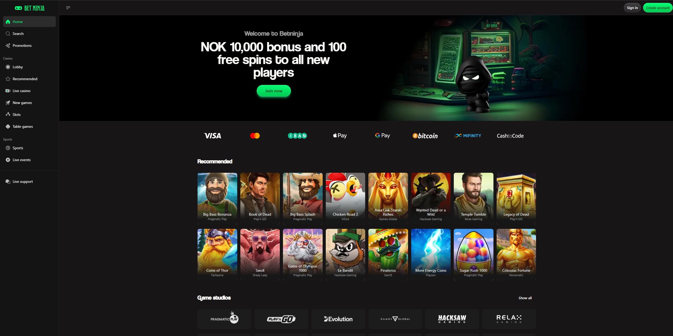 BetNinja screenshot 1