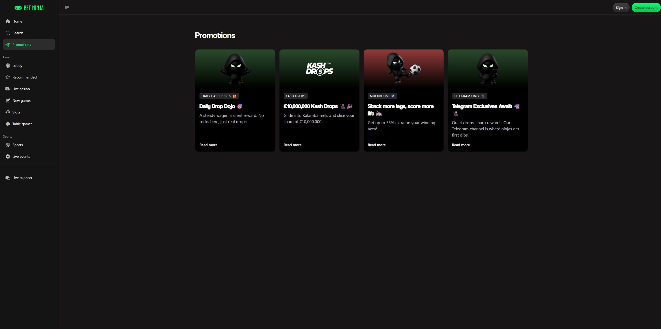 BetNinja screenshot 3
