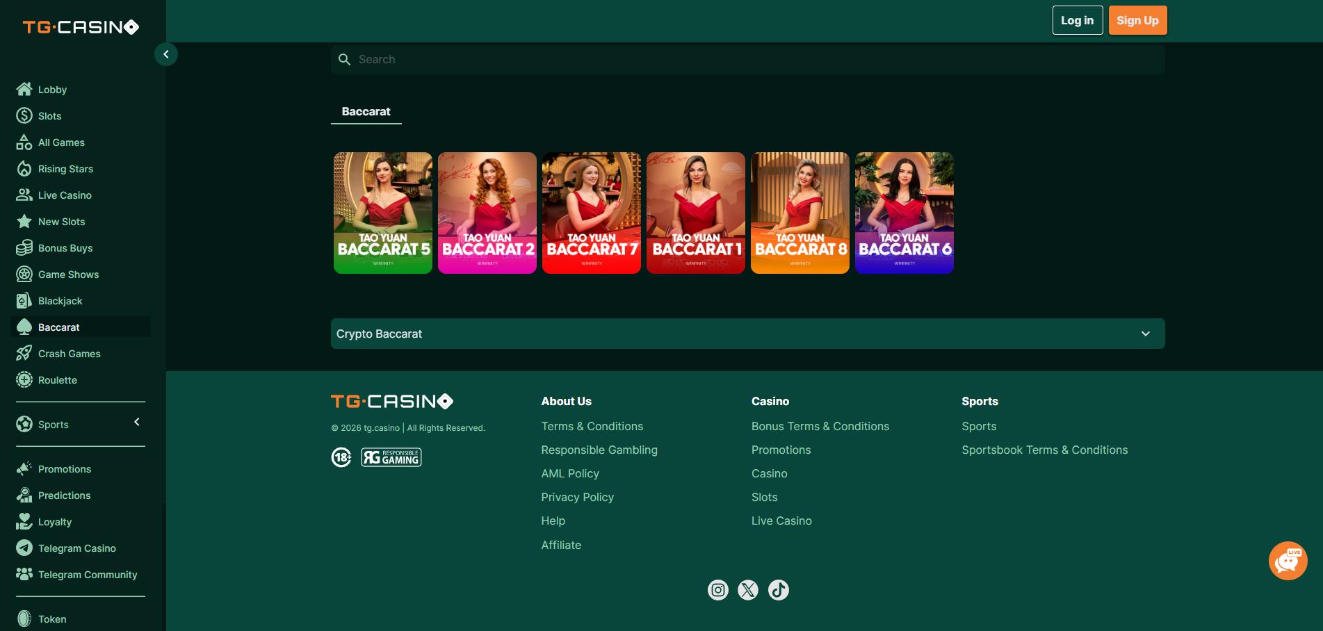 TG.Casino screenshot 4